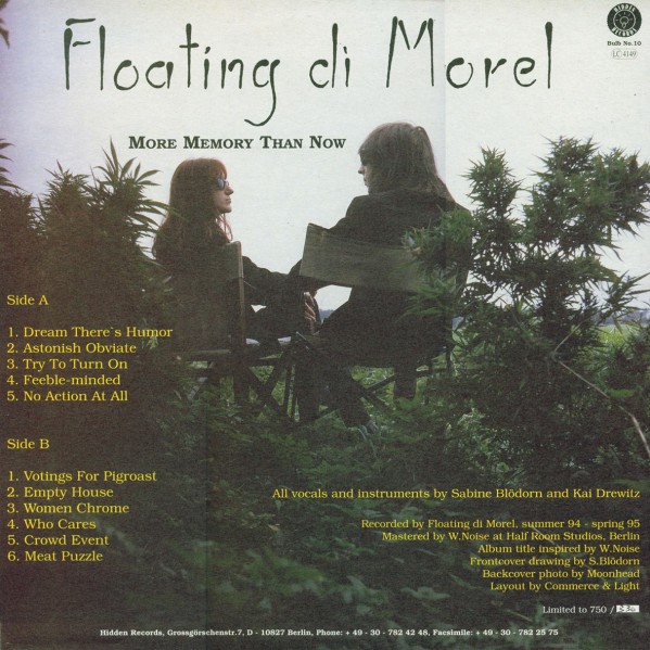 Floating Di Morel More Memory Than Now Play Loud Archive